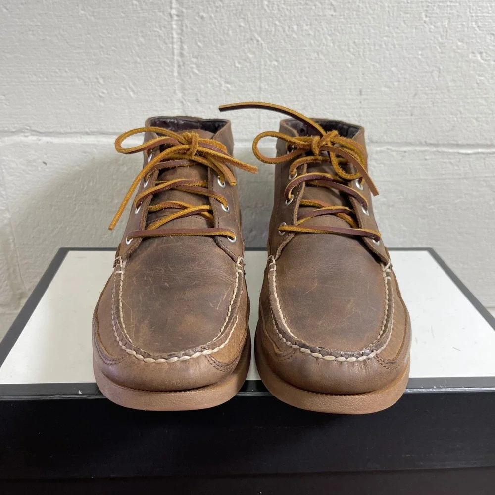 Sperry Top-Sider STS14556 Brown Leather Chukka Ankle Boots Lace‎ up Men's 10 M